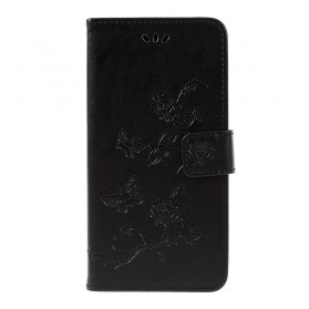 Samsung Galaxy A7 Borboletas e Capa de Cordão para Flores