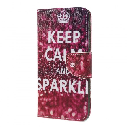Capa Samsung Galaxy A7 Keep Calm and Sparkle