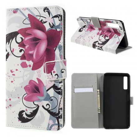 Capa Samsung Galaxy A7 Flores Tropicais