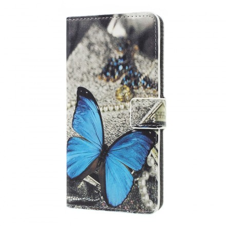 Samsung Galaxy A7 Capa Azul Butterfly