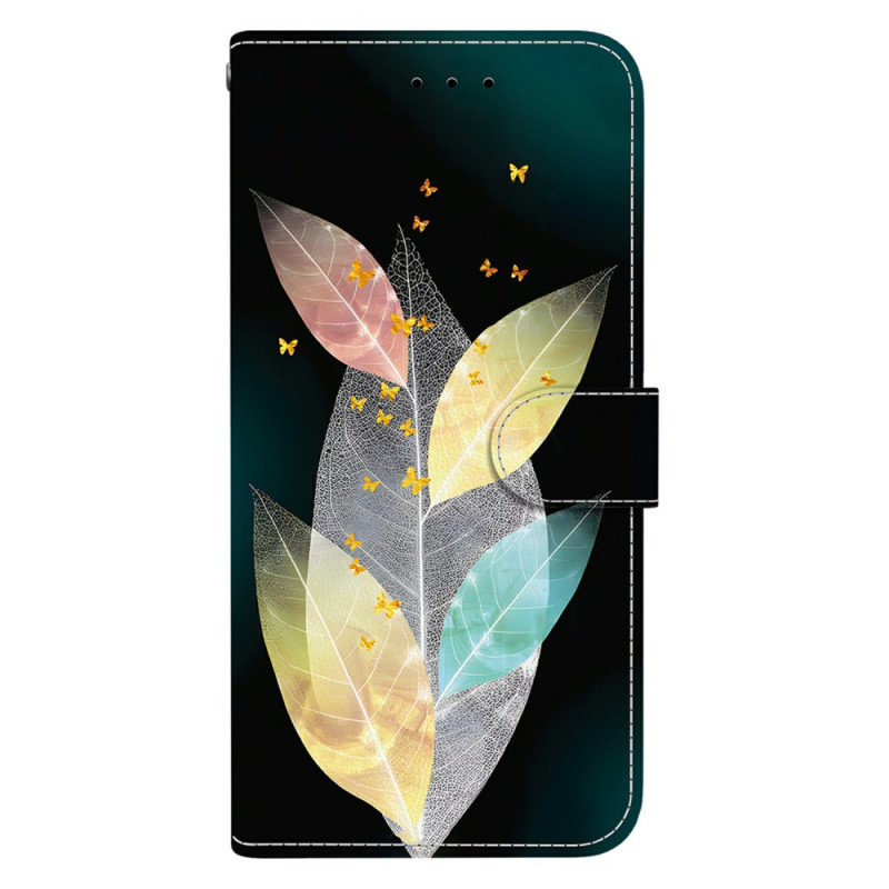 Capa Xiaomi Redmi 14C / Poco C75 Folhas coloridas