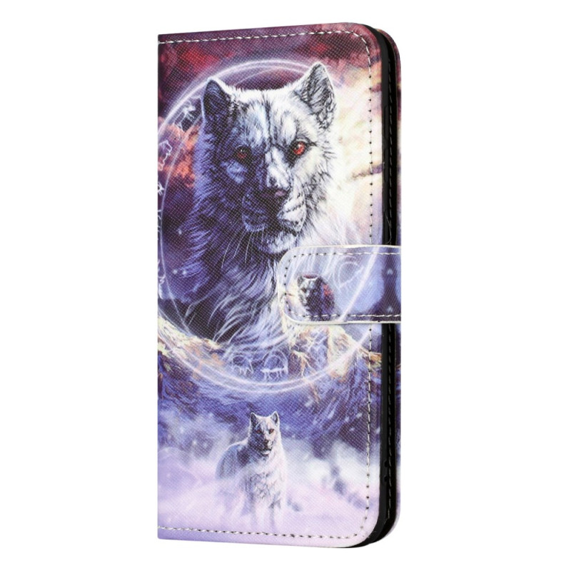 E14 Capa de motociclo Snow Wolf