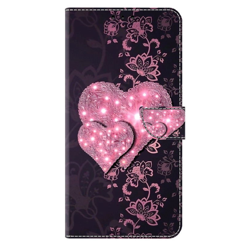 Capa para Moto E14 Lace Hearts