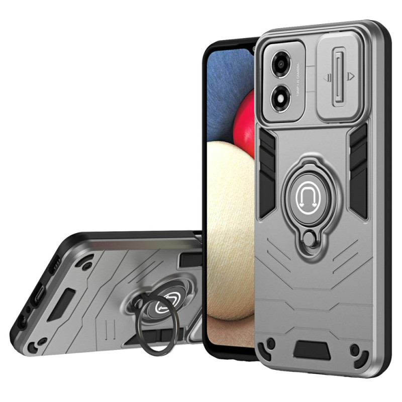 Capa e suporte deslizantes para a câmara do Moto E14