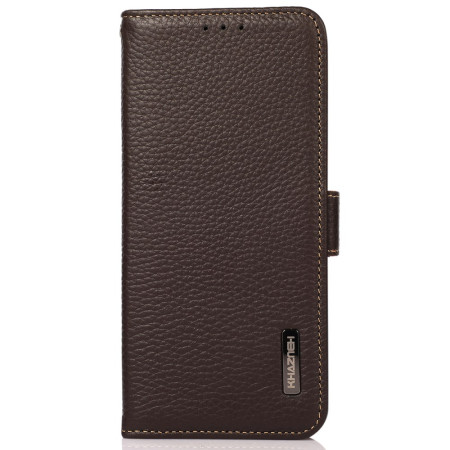 Capa de couro RFID para...