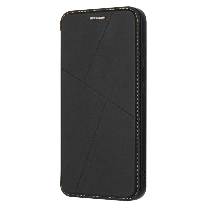 Capa flip para Samsung Galaxy S25 5G com fecho magnético e ranhura para cartões