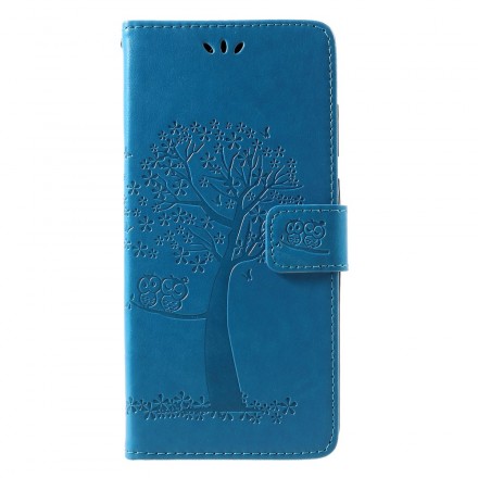 Samsung Galaxy A9 Tree and Owl Strap Case