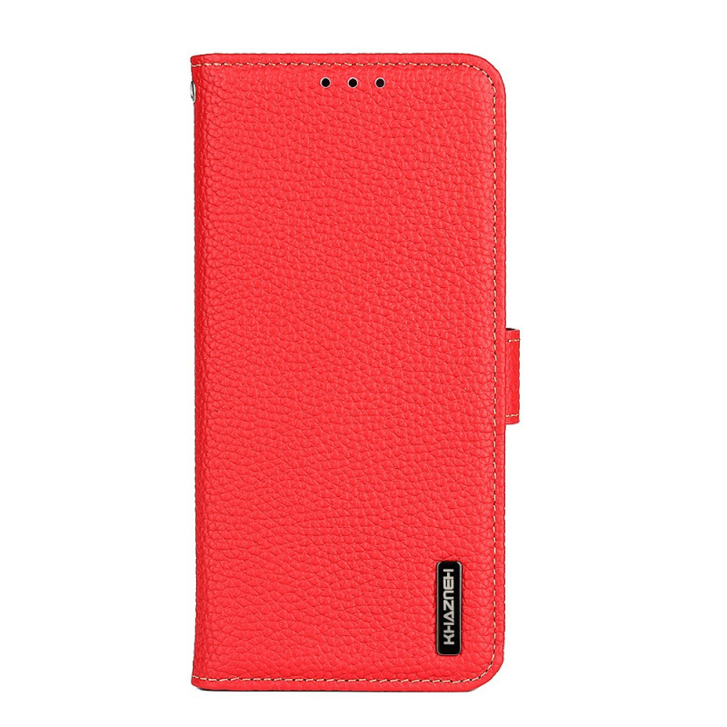 Capa Xiaomi Redmi Note 14 4G Couro genuíno KHAZNEH