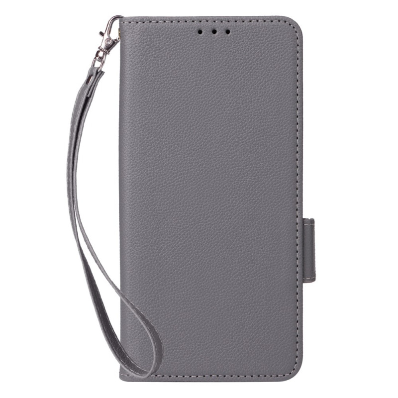 Coque Motor G15 Simili Cuir Litchi à Lanière