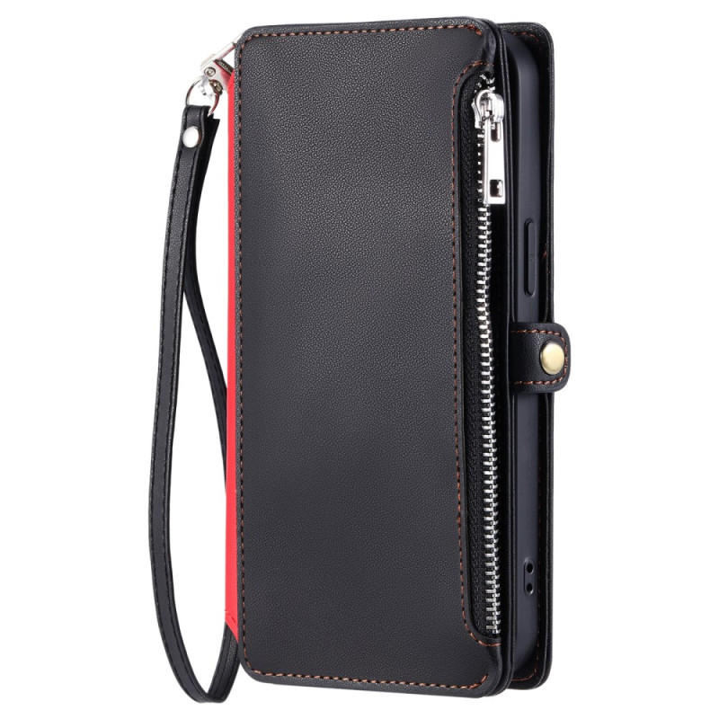 Capa com fecho de correr para Moto G15