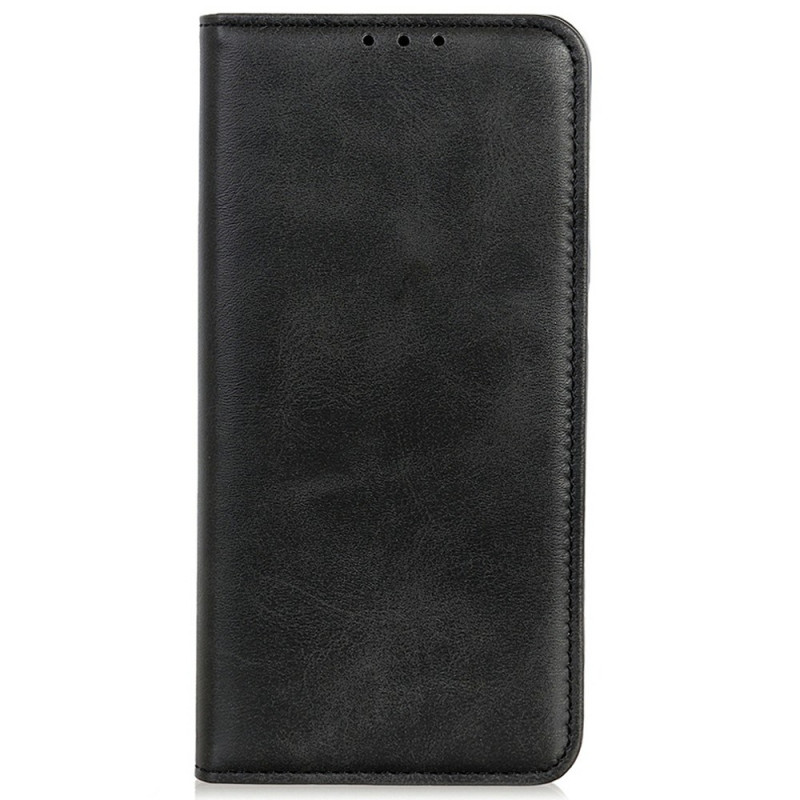 Capa Flip Cover Moto G15 Split Leather Wallet