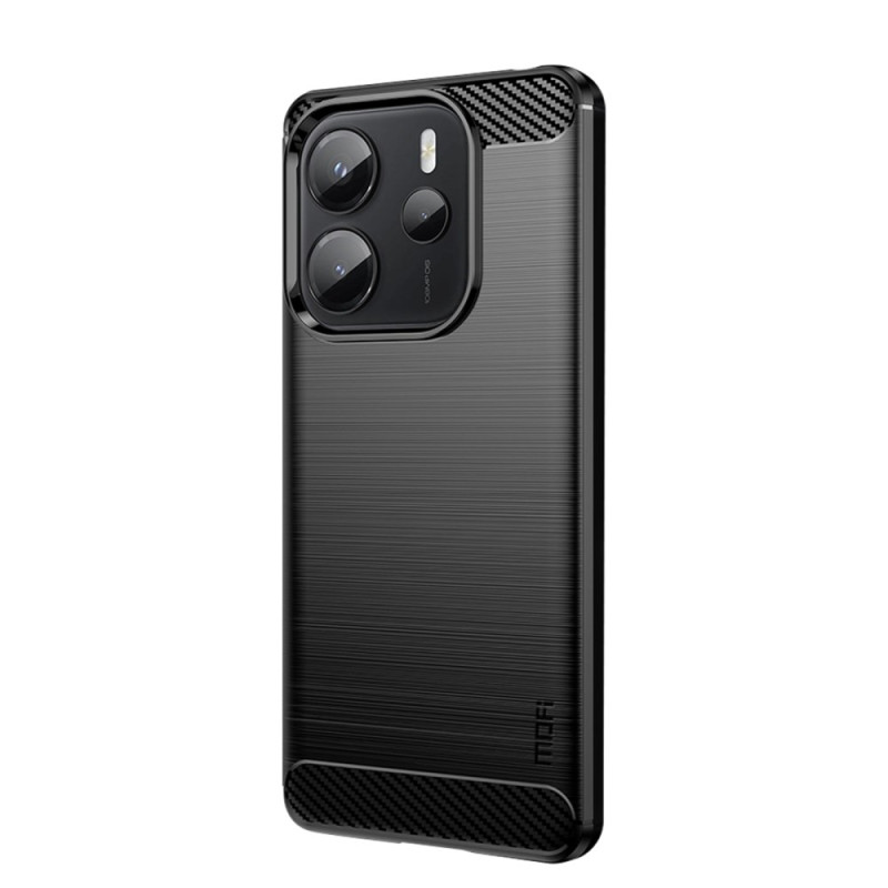 Capa de fibra de carbono escovada Xiaomi Redmi Note 14 4G