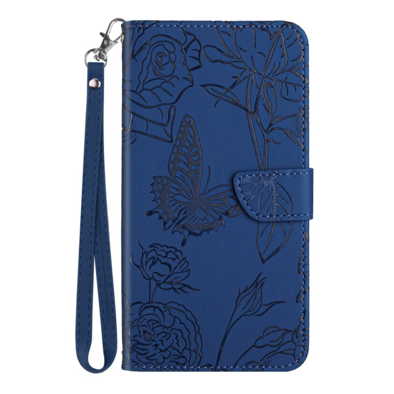 Capa com impressão de borboleta para Xiaomi Redmi Note 14 4G