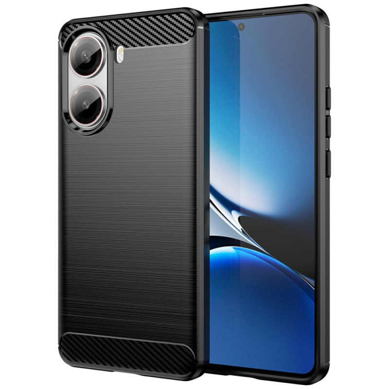 Poco X7 Pro Capa
 em fibra de carbono escovada