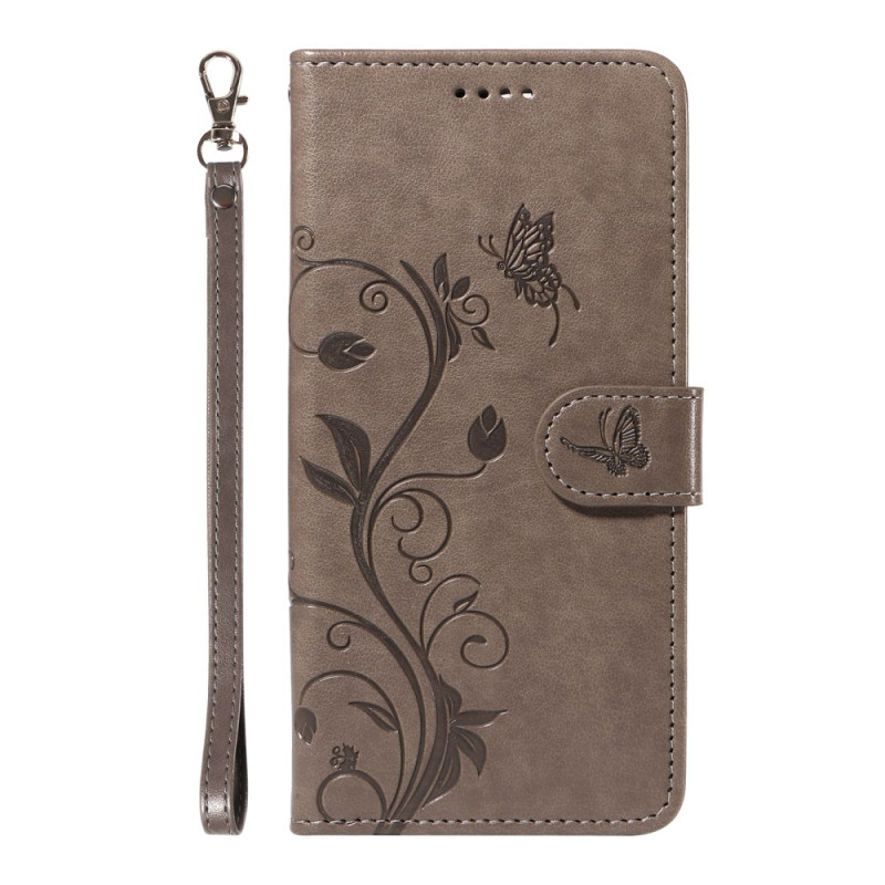 Capa com cordão floral para OnePlus 13R