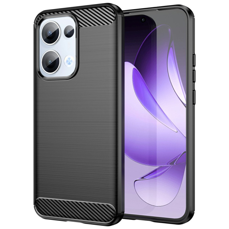 Capa Oppo Reno 13 5G em fibra de carbono escovada