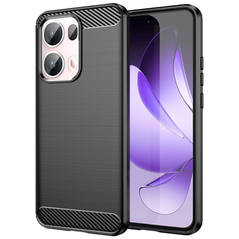 Capa Oppo Reno 13 Pro 5G em fibra de carbono escovada