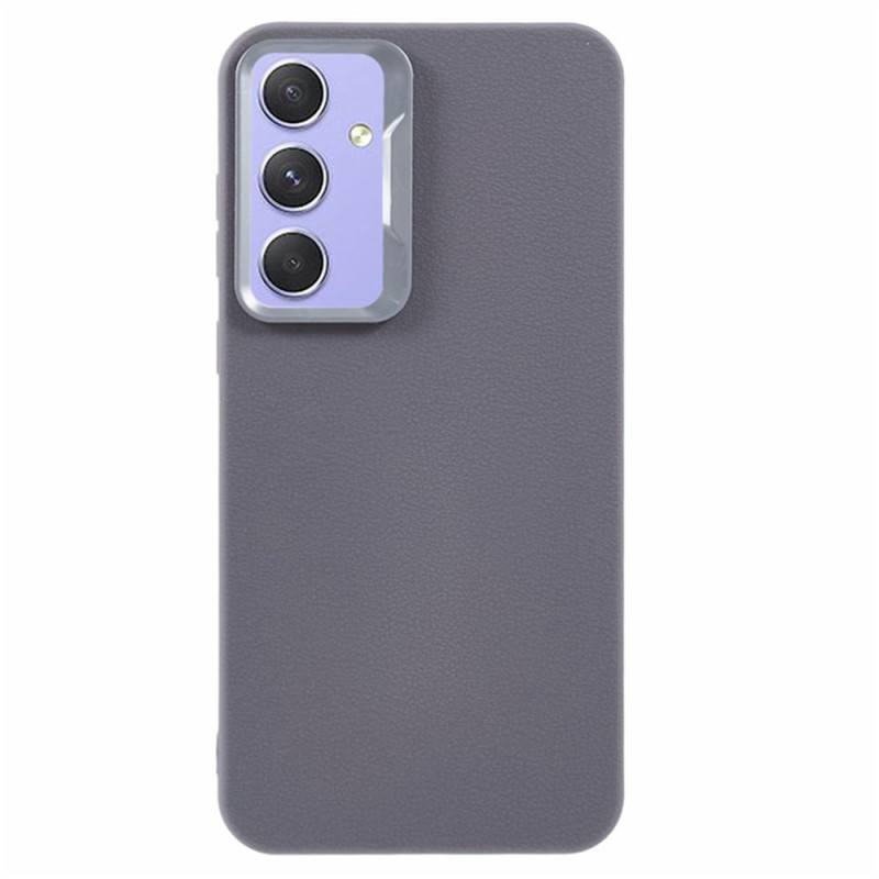 Samsung Galaxy A56 5G Capa de Silicone Textura de Couro Flexível