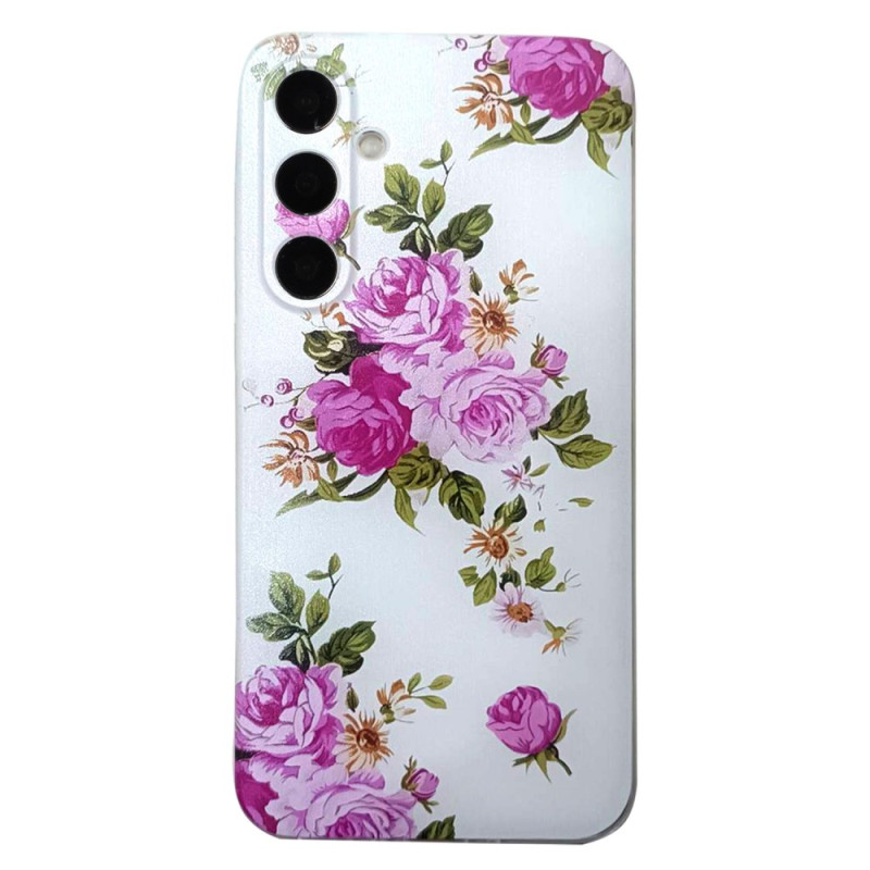 Capa para Samsung Galaxy A56 5G Padrão de rosas