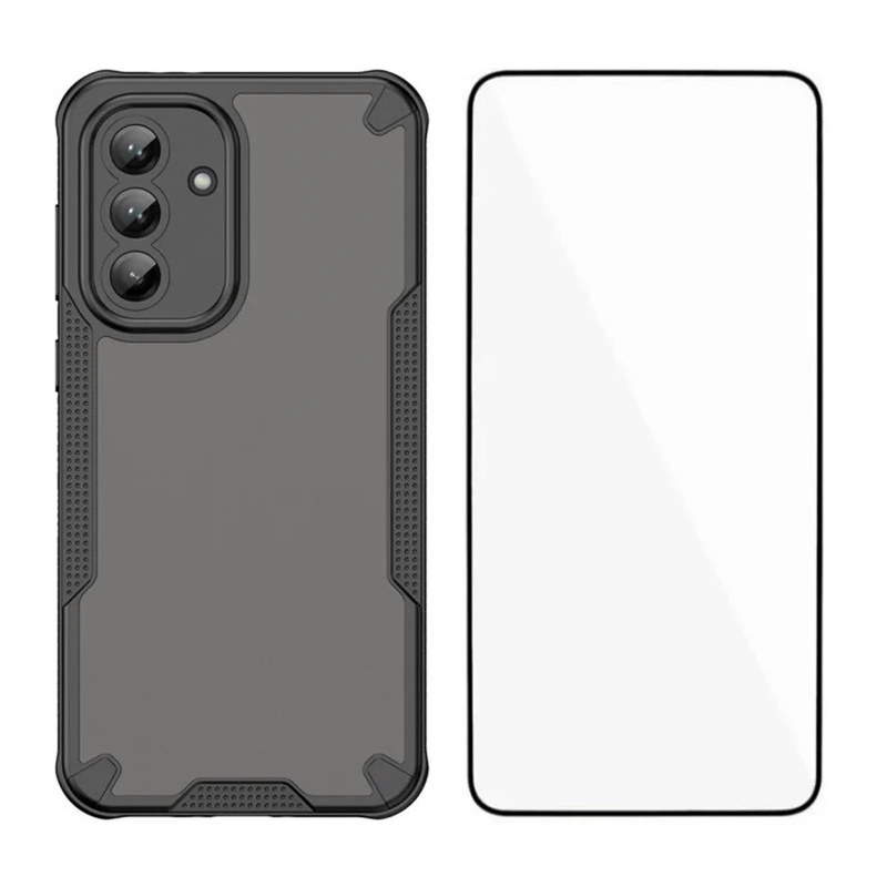 Capa híbrida para Samsung Galaxy A56 5G com protetor de ecrã