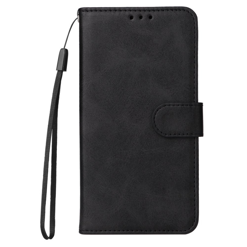 Xiaomi 15 Capa
 de couro com alça simples