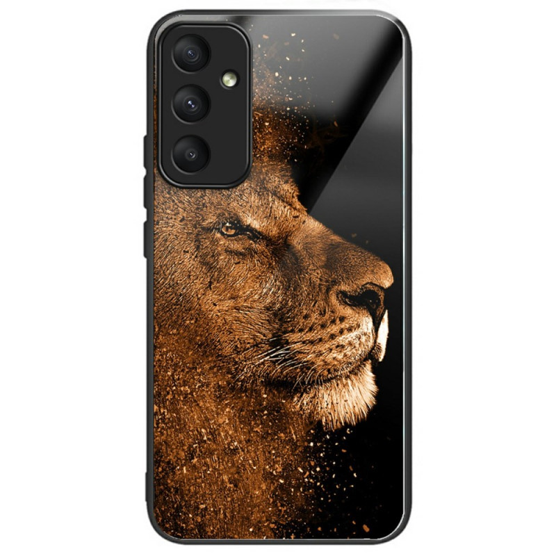 Capa de vidro temperado para Samsung Galaxy A36 5G Lion Profile