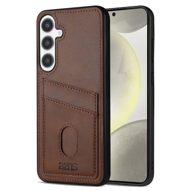 Capa de couro para Samsung Galaxy A36 5G Capa para cartão AZNS