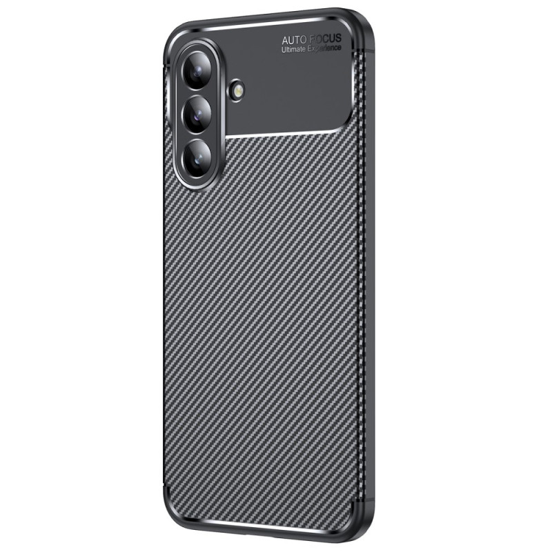 Capa com textura de fibra de carbono para Samsung Galaxy A36 5G