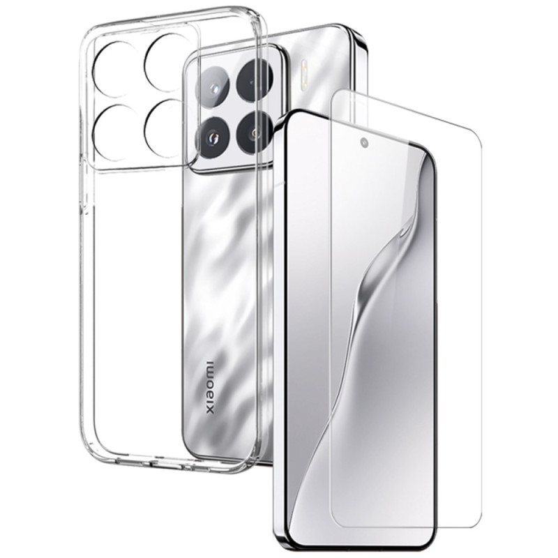 Capa Xiaomi 15 Clear 2 em 1 com proteção de ecrã