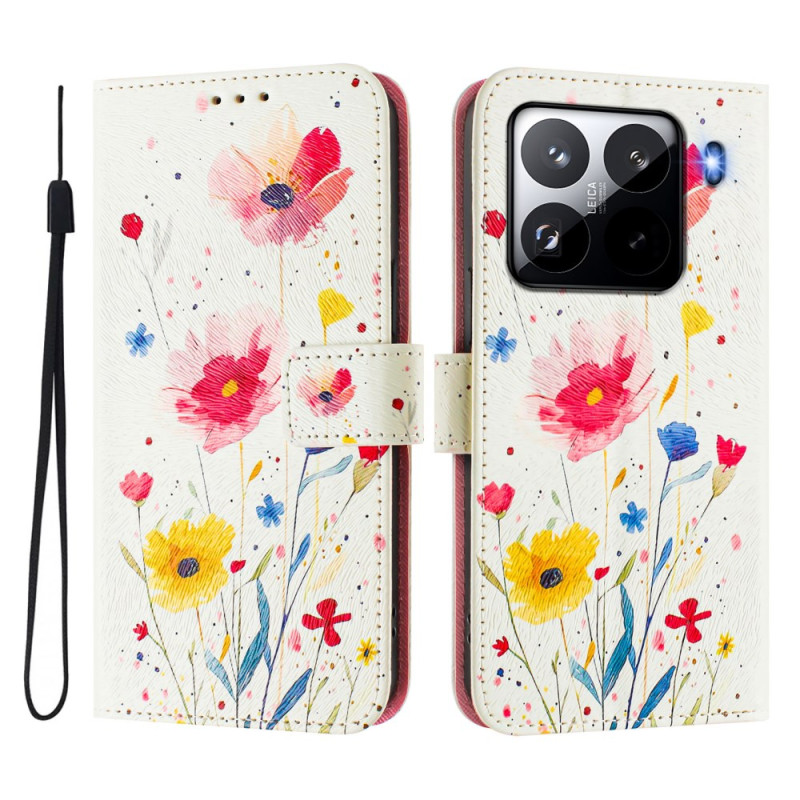 Capa Xiaomi 15 Pro Padrão floral