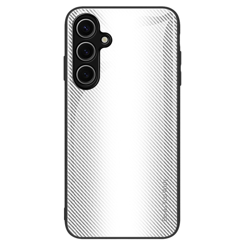 Capa de vidro temperado de fibra de carbono para Samsung Galaxy A16 4G / 5G