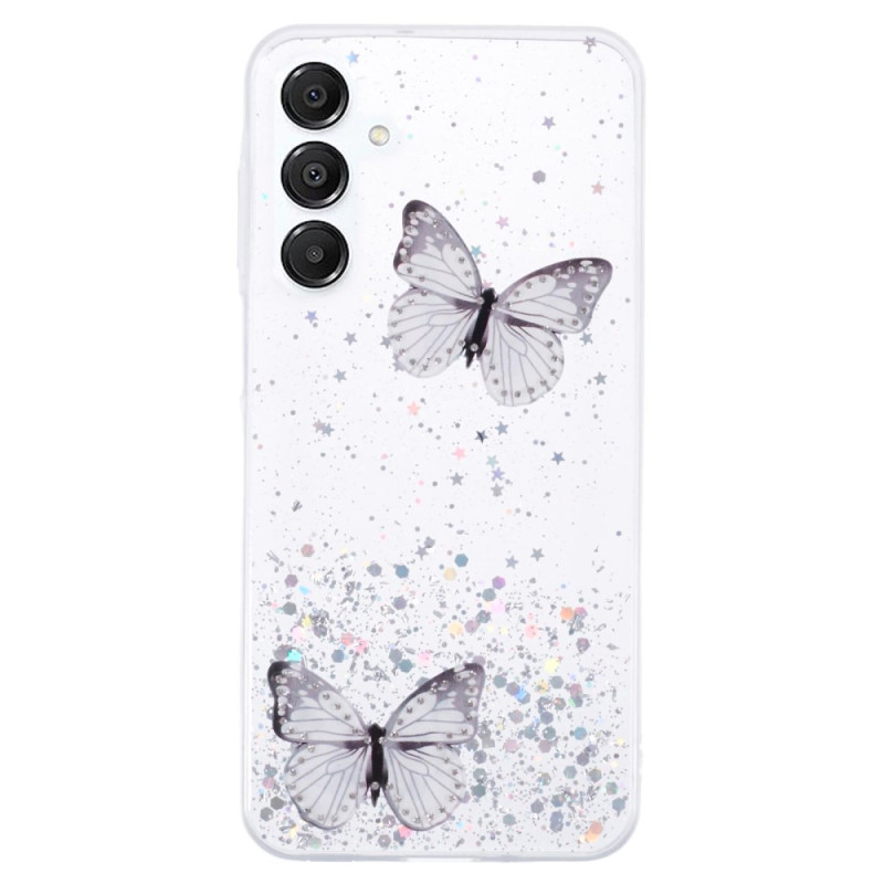 Capa Samsung Galaxy A16 4G / 5G Butterflies Glitter