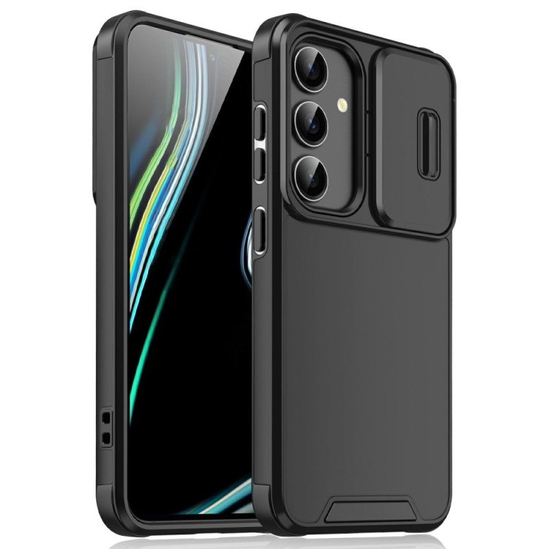 Capa de efeito metálico para Samsung Galaxy A16 4G / 5G com protetor de protecção para lente
