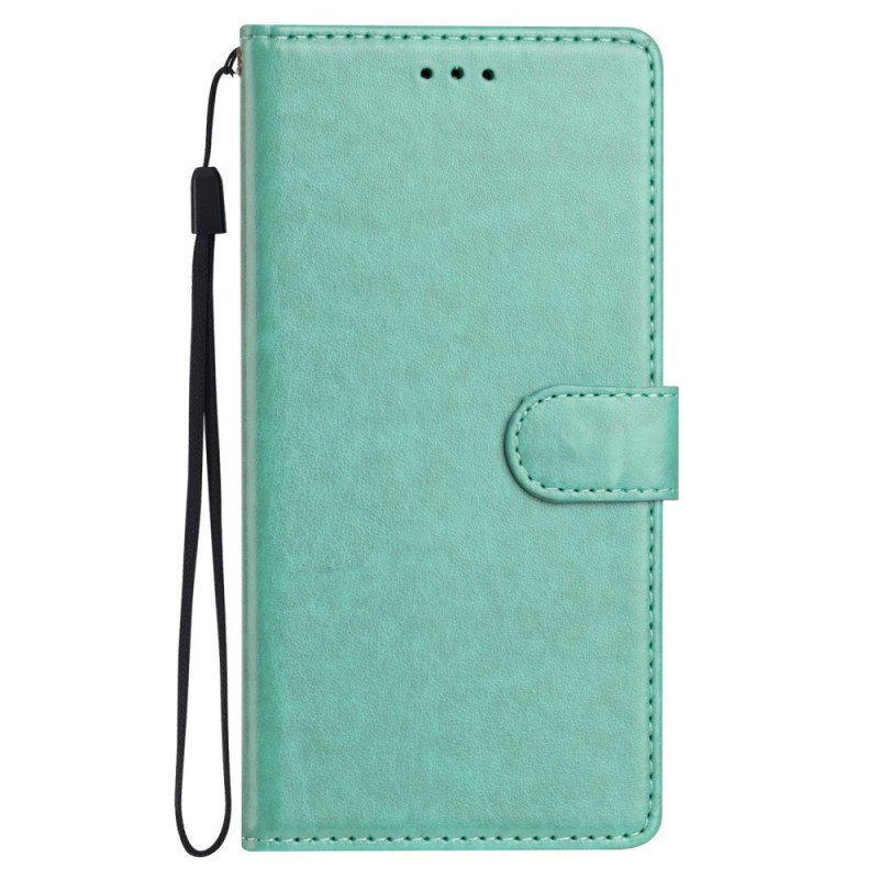 Capa em pele sintética para Xiaomi 15 Pro com correia