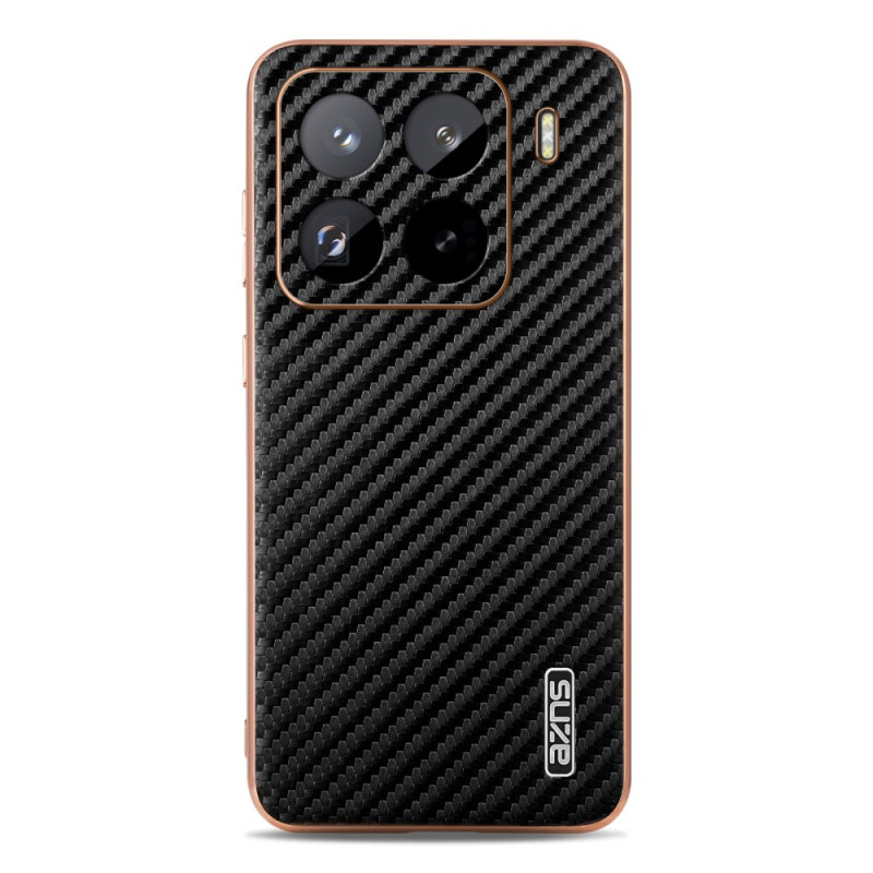 Capa com textura de fibra de carbono para Xiaomi 15 Pro AZNS