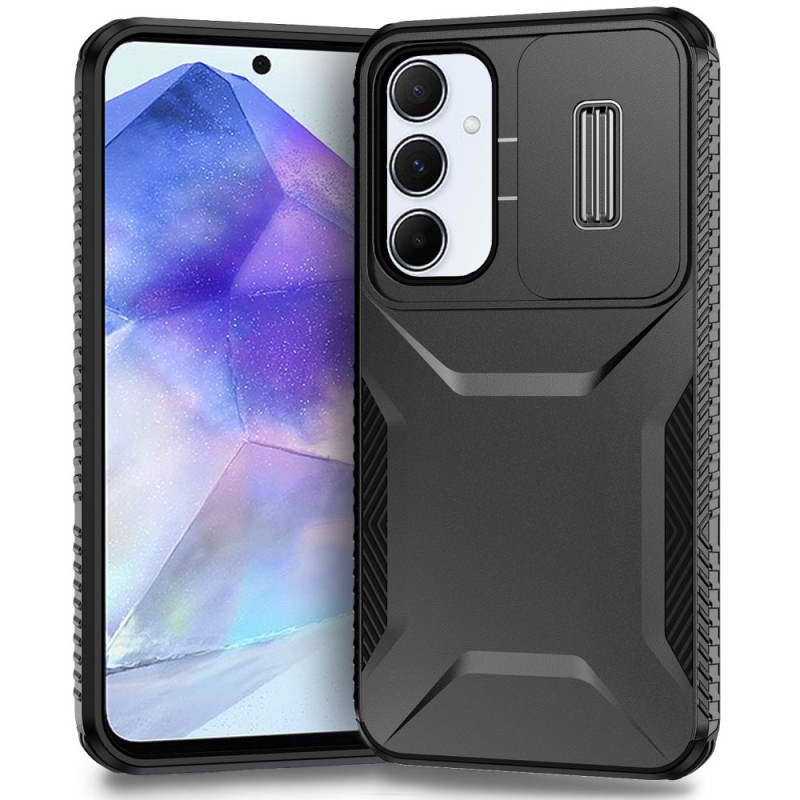 Capa protetora de protecção para lente
 deslizante híbrida para Samsung Galaxy A55 5G