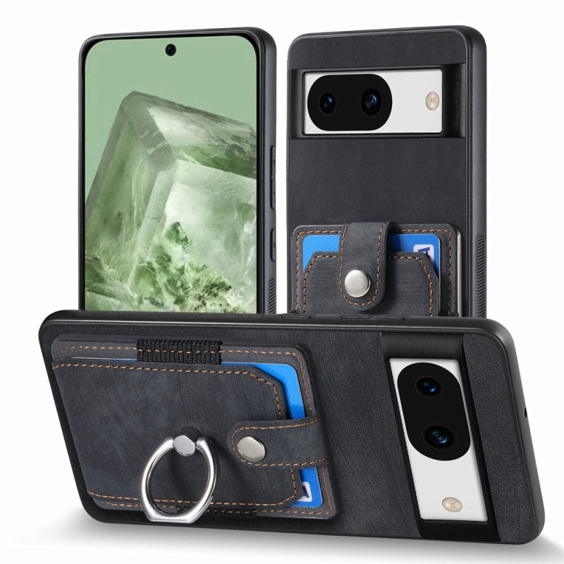 Capa para Google Pixel 8A Anel com suporte para vários cartões