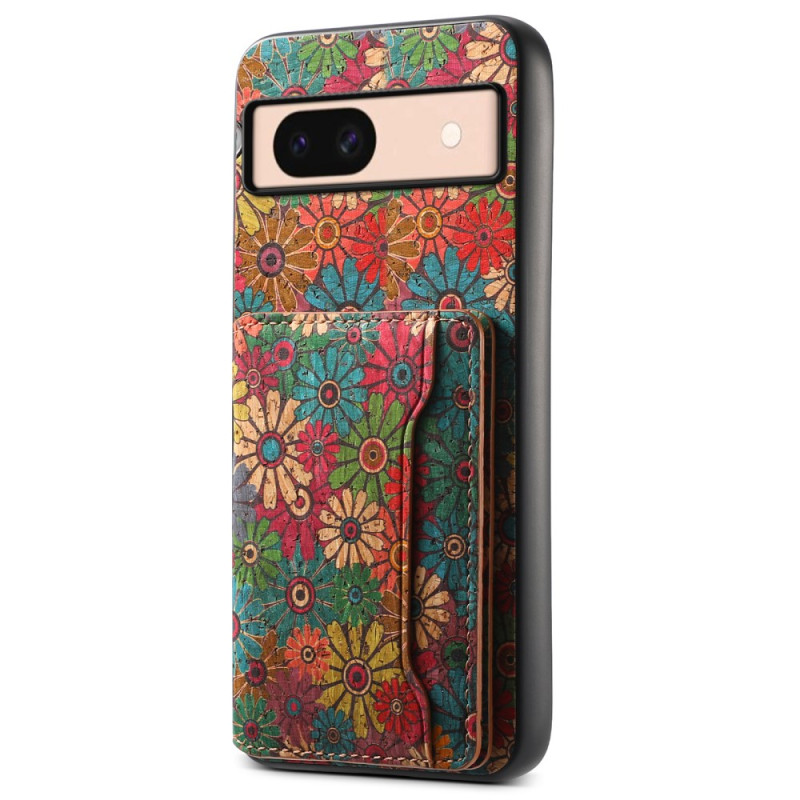 Capa para Google Pixel 8A Capa floral para cartão