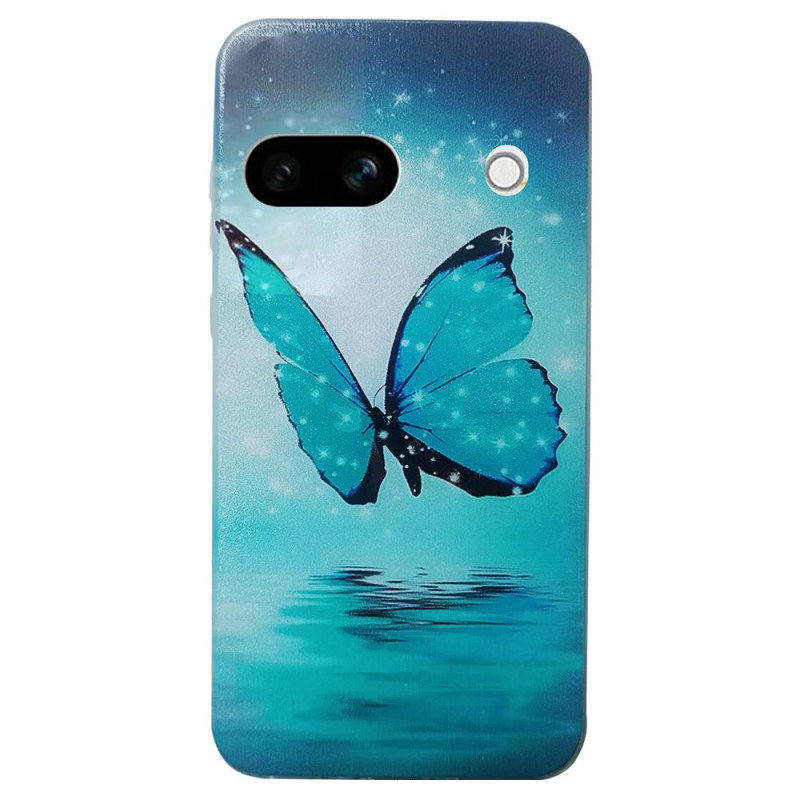 Capa borboleta azul para Google Pixel 8A