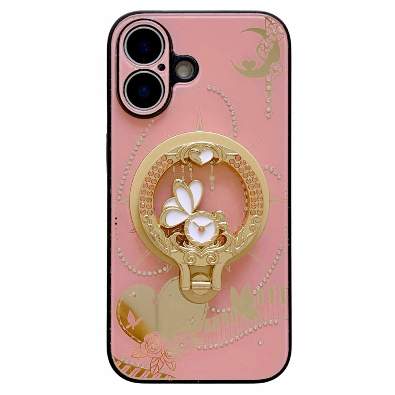 Capa magnética para iPhone 16 Suporte para borboleta