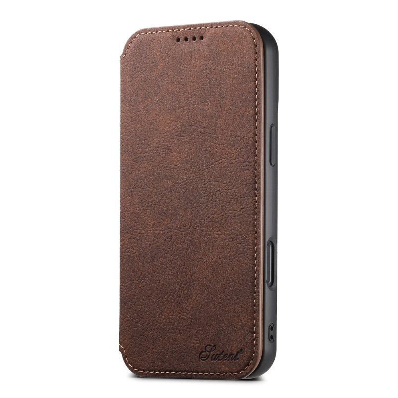 Capa flip para iPhone 16 compatível com MagSafe SUTENI