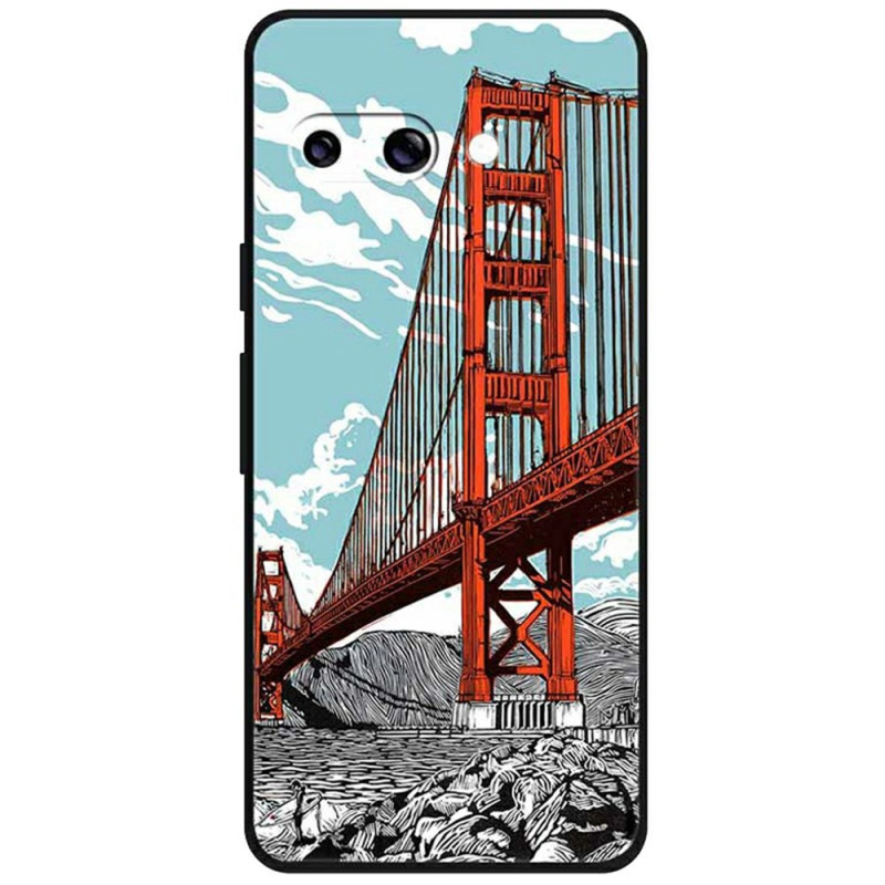 Google Pixel 9A Capa Ponte Golden Gate