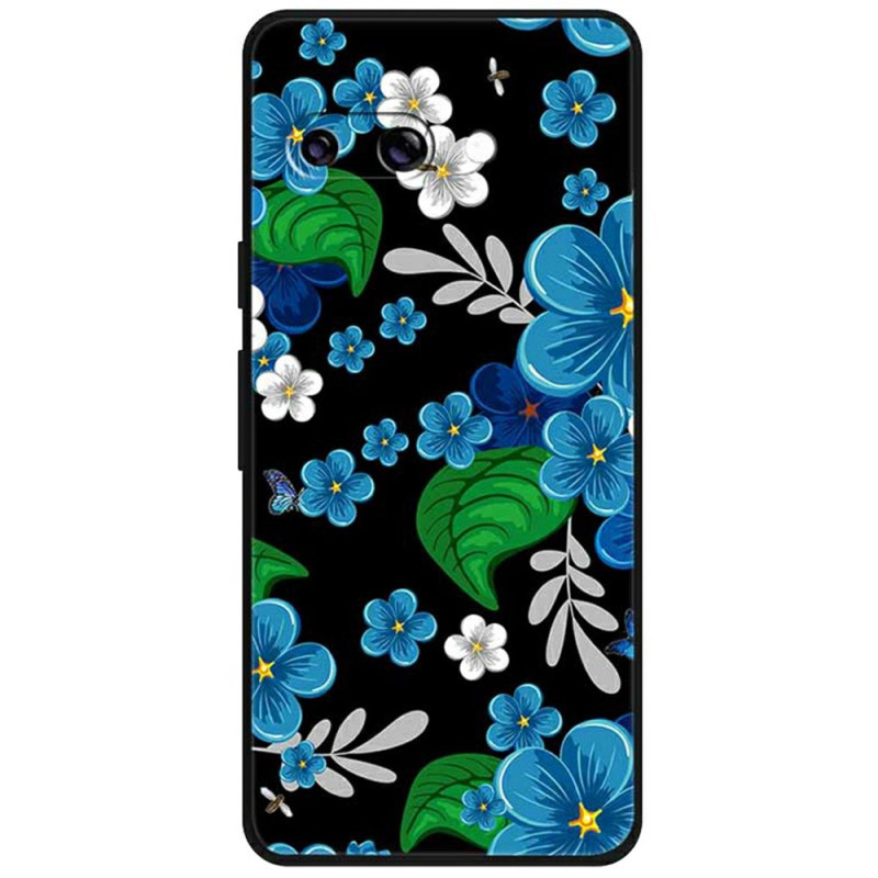 Capa Flores Azuis para Google Pixel 9A