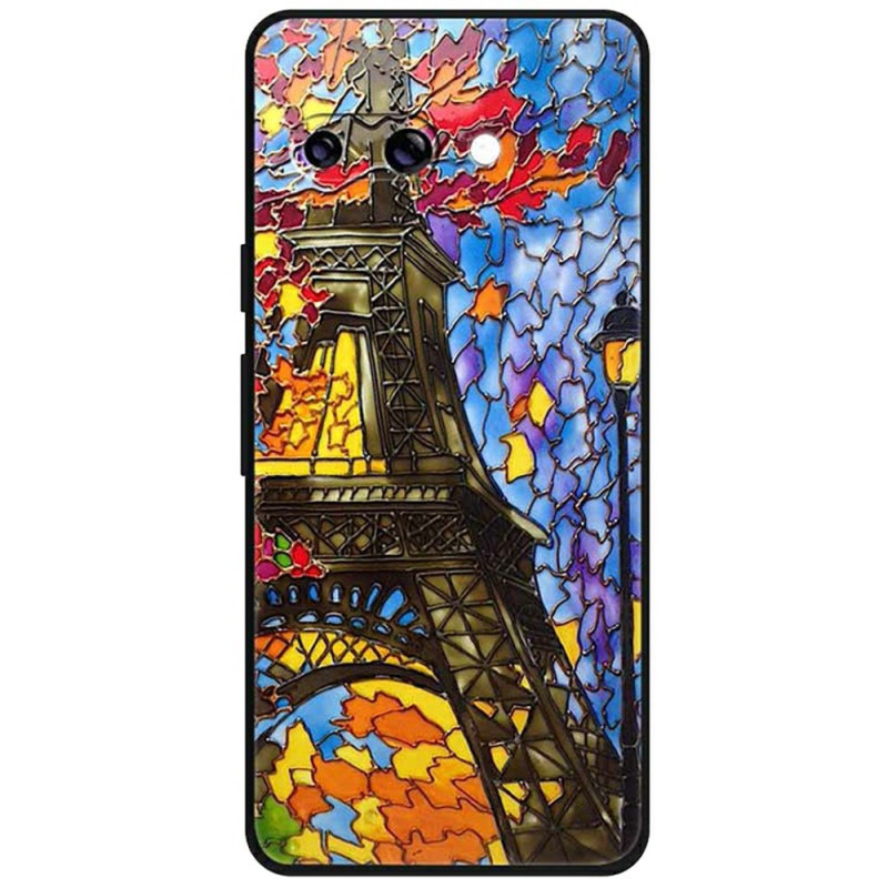 Capa para Google Pixel 9A padrão Torre Eiffel