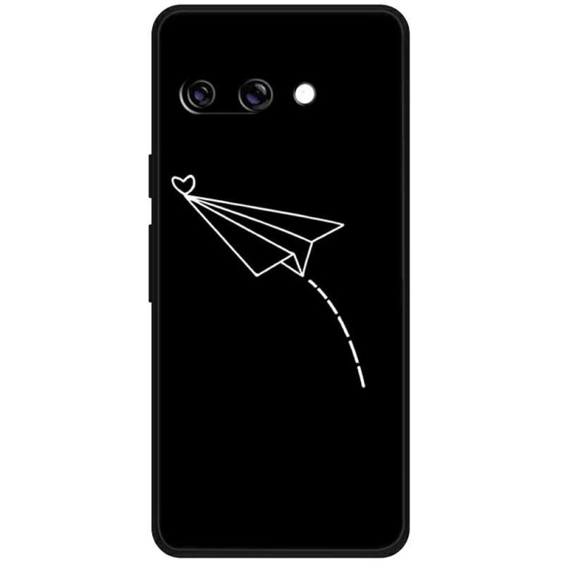 Google Pixel 9A Capa para avião e capa para coração