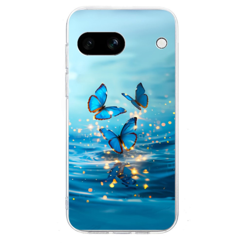 Capa borboleta azul para Google Pixel 9A