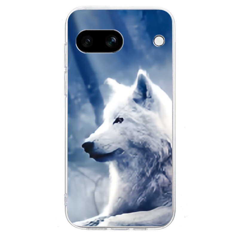 Capa para Google Pixel 9A Lobo Branco