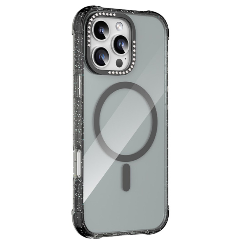 Capa para iPhone 16 Pro compatível com MagSafe Moldura cintilante MUTURAL