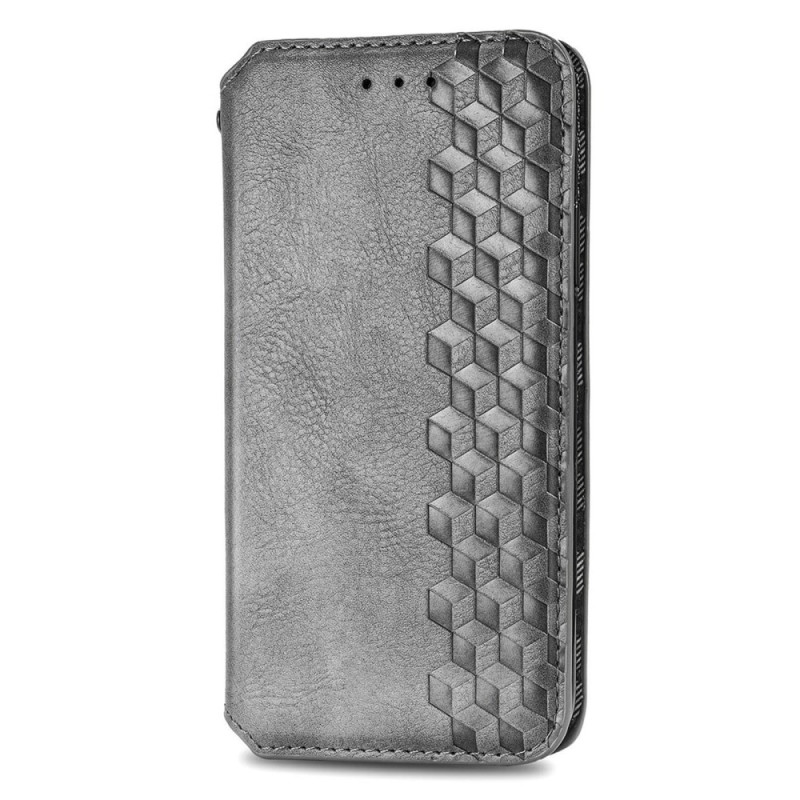 Capa Flip Cover Moto G85 5G Efeito Camurça Vintage