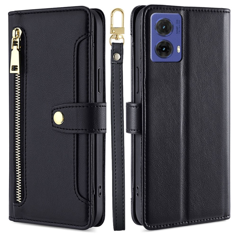 Capa para Moto G85 5G Estojo
 de tiracolo